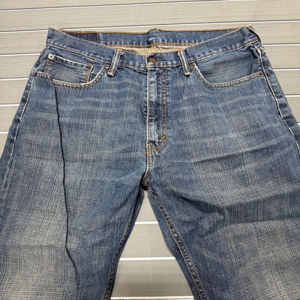 Levis 559 Relaxed Straight Jeans Mens 36x30 Medium Wash Blue Denim 100% Cotton